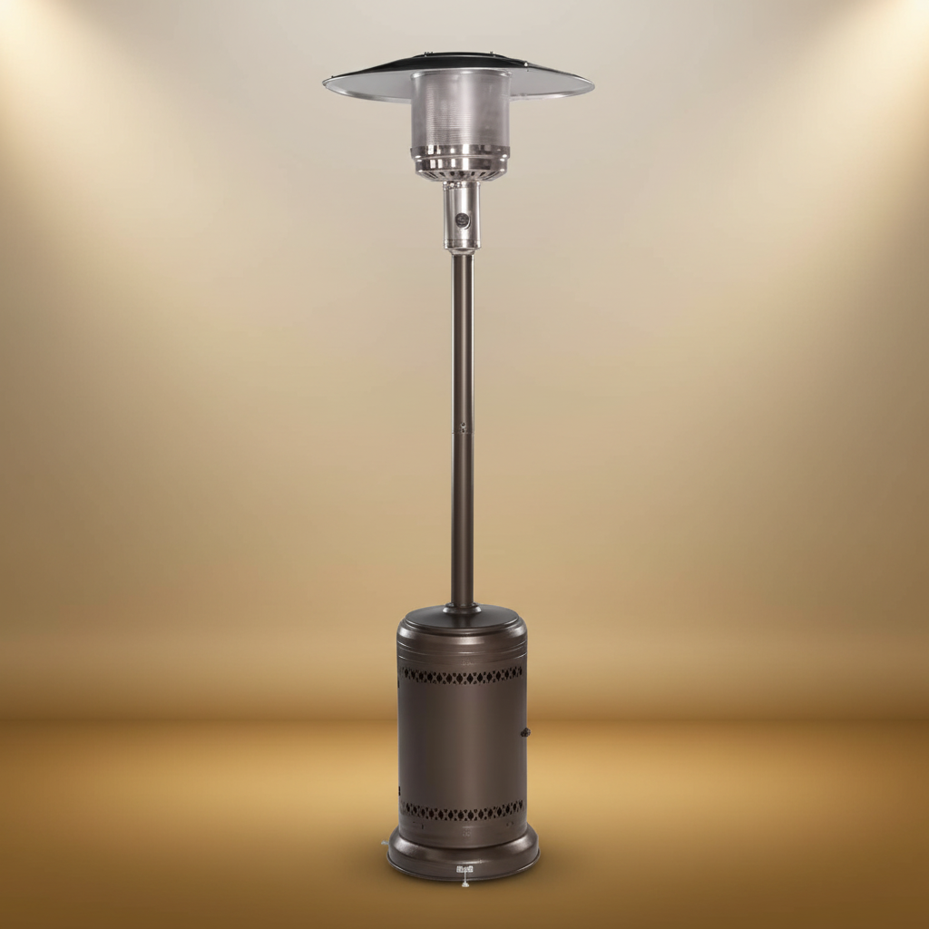 46000 BTU Propane Steel Freestanding Patio Heater Bronze