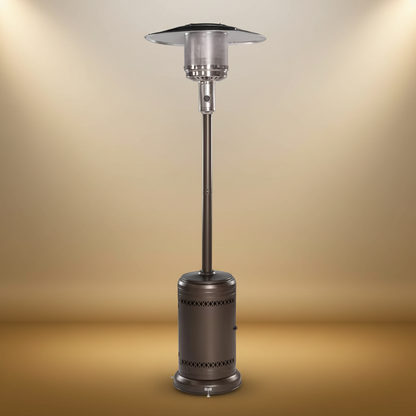 46000 BTU Propane Steel Freestanding Patio Heater Bronze