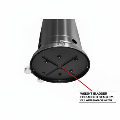 48,000 BTU Hammered Bronze Propane Patio Heater